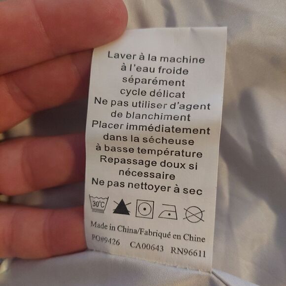 Woman's Hoodie 2 Shade of Blue Winter Jacket - Picture 15 of 16